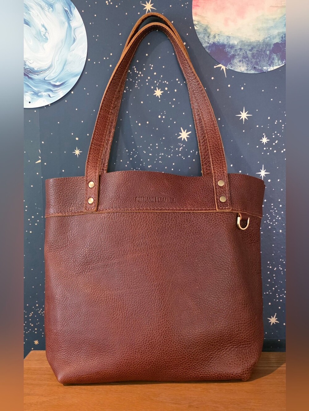 Portland Leather Goods, Montana Tote, Nutmeg, Medium, Premium